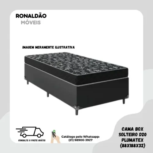 Cama Box Solteiro D20 Ortobom - Entrega Rápida!