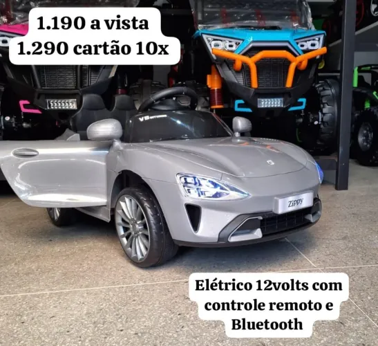 CARRINHO ELÉTRICO INFANTIL 12VOLTS conversível