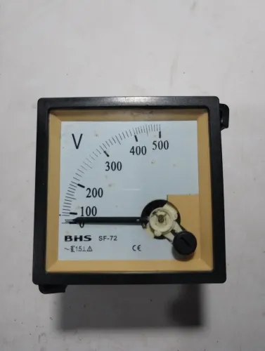 Voltímetro BHS SF-72 de 0 a 500V