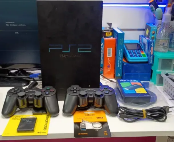 VENDO PS2 FAT COMPLETO 70 JOGOS