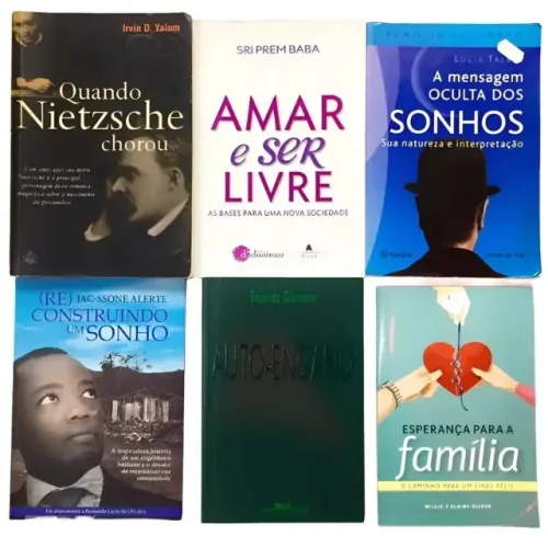 6 Livros De Autoconhecimento Autoajuda: Nietzsche Chorou, Prem Baba, Eduardo Giannetti