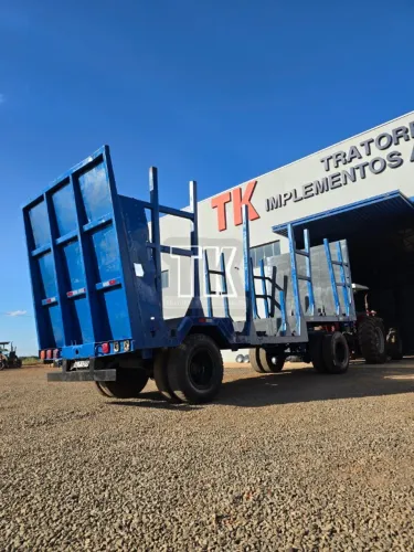 CARRETA AGRICOLA JULIETA COM DOLLY 2 EIXOS 20 TONELADAS - Tk Tratores Nova Andradina-MS