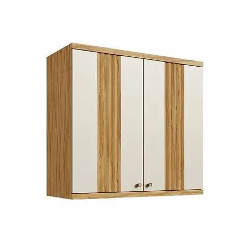 Armario Aereo Sauvignon Canelado 2 Portas, 100% MDF - Rio Doce