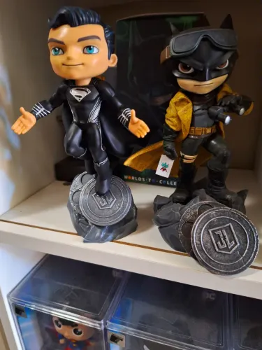 Batman e Superman minico iron studios 
