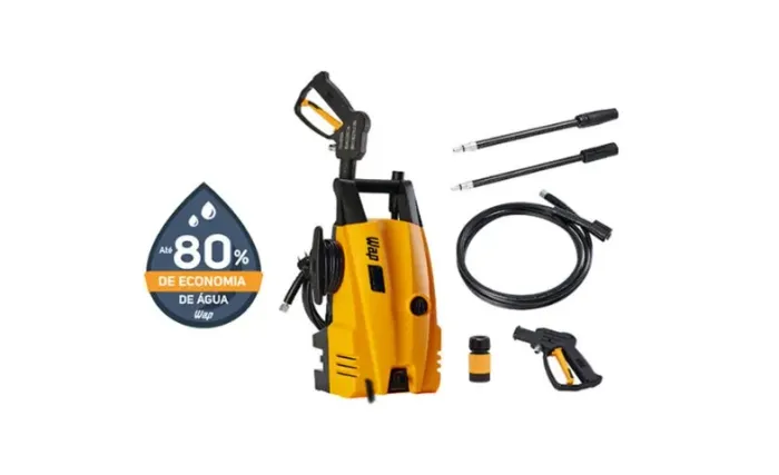 Lavadora de Alta Pressão WAP Atacama Smart 1500 Libras 1400W Mangueira de 3m 127v  