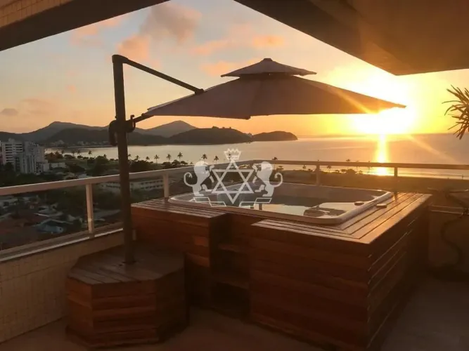 Exclusiva Cobertura Duplex à VENDA - 03 SUÍTES, 03 vagas; Vista para o mar, Jacuzzi - Bair