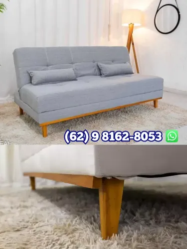 Sofá Cama Luxor Toper Novo n Caixa - Entega e Monta na Hora