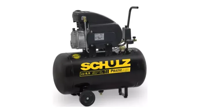 Compressor de ar elétrico portátil Schulz Pratic Air CSI 8.5/50L 2hp 127V