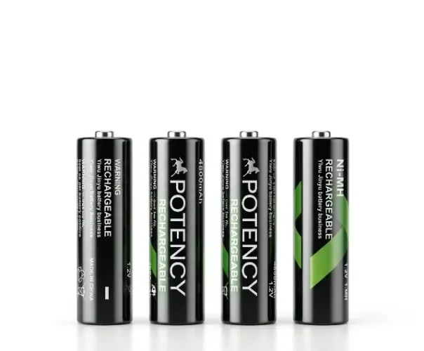 ? Pilha Recarregável AA Potency 4800mAh 1.2V - Alta Performance e Durabilidade