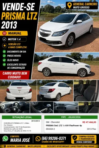 Chevrolet Prisma Sed. LTZ 1.4 8V Flexpower 4P 2013
