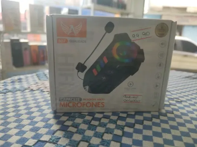 Bluetooth para Capacete de Moto com Microfone
