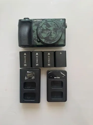 Câmera Sony a6500 Mirrorless 4K 120fps E-Mount APS-C