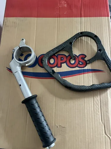 Semi guidão com Manopla esquerdo da Daytona 675 