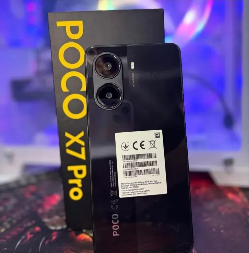 Poco X7 Pro 5G, 512/12GB, cor preto, 6.000 Mah, LACRADO.<br>