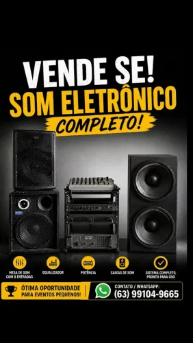 Vende se som eletrônico semi novi