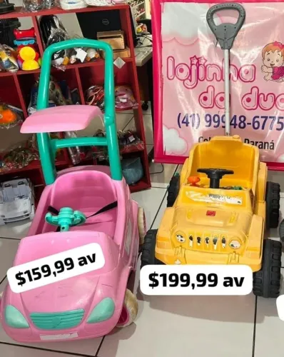 A PARTIR DE $160 Carrinhos Smart menino e menina 