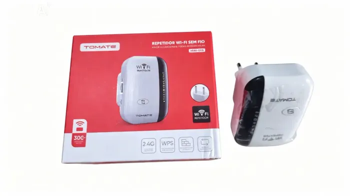 Repetidor Wi-Fi 300Mbps Tomate MWI-005 Wireless 2.4GHz WPS 300Mbps cor branca