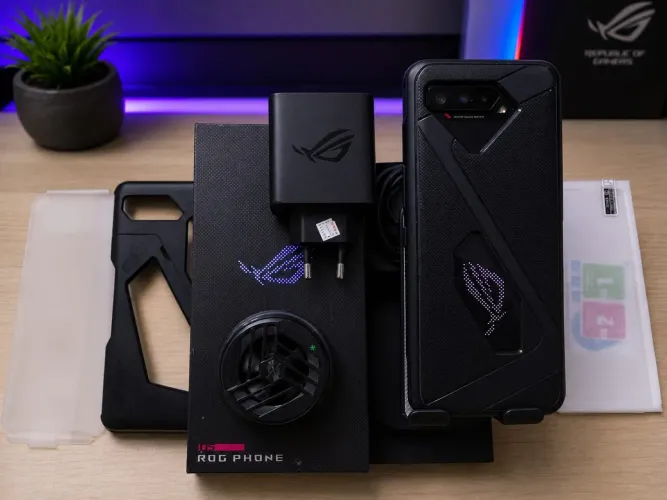 ASUS ROG Phone 5 16GB/256GB | Kit Completo + Cooler | Aceito Cartão de Crédito