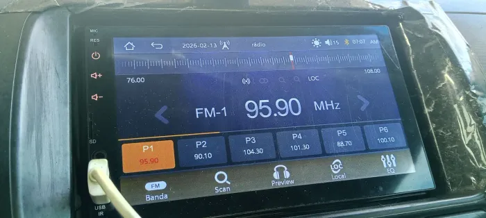 Multimídia Android 7"