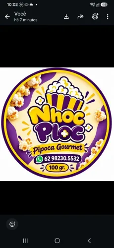 Pipocas gourmet premium