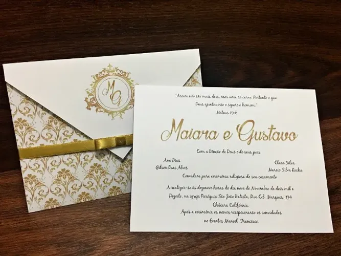 Convite de casamento SHL