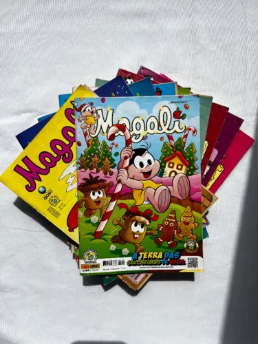 19 Gibis Magali - Inclui Edição Histórica Nº 100 Globo, Almanaques e Panini
