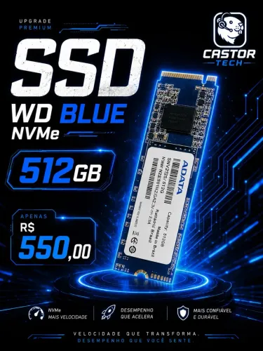 SSD wd Blue NVMe 512Gb