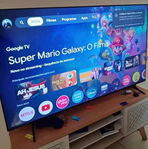 PEGO SUA TELEVISÃO NA TROCA 85 POLEGADAS ANDROID BLUETOOTH BORDA INFINITA FAÇO ENTREGA 