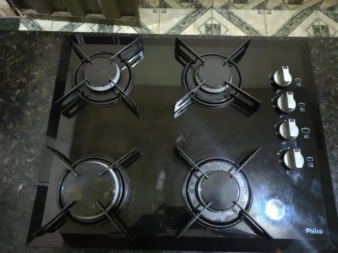 Fogão Cooktop 4 Bocas