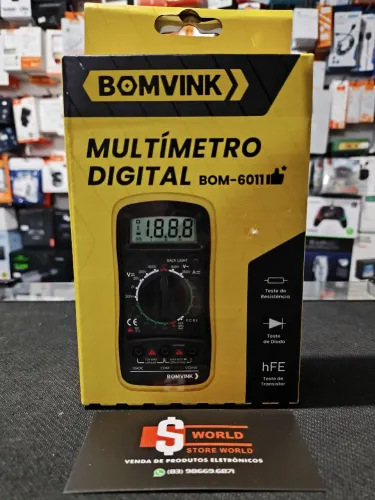 * Multímetro Digital com Bip Bomvink - Loja Store World