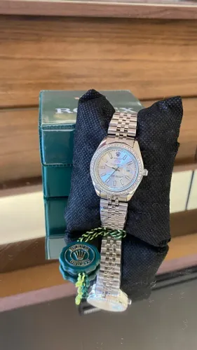 Relogio Rolex Prata Quartz