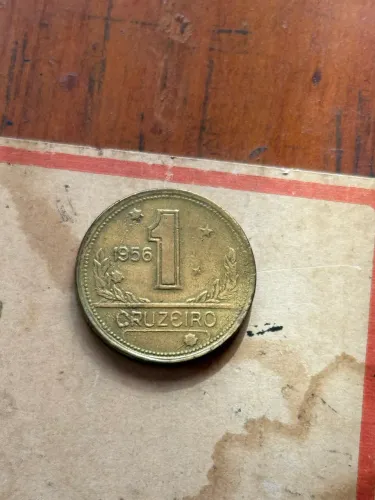 Moeda 1 cruzeiro 1956 escassa