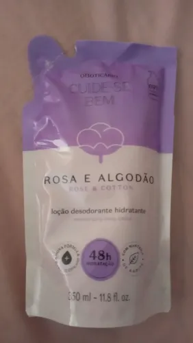 hidratante corporal, cuide-se bem algodão