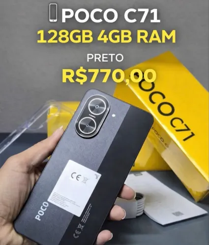Poco c71 04/128- Novos Entregamos Grátis 