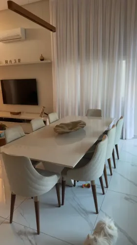 Mesa de jantar 8 lugares laqueda