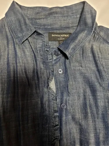Camisa femina azul escuro 
