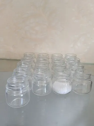 Potinho de vidro para lembrancinhas