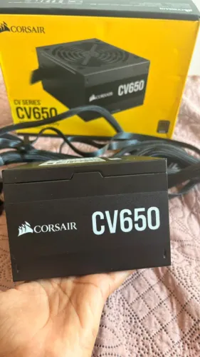 Fonte Corsair CV650, 650W, 80 Plus Bronze