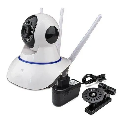 Camera Robo 3 Antenas 1080p HD Wifi 360º Sistema Boa
