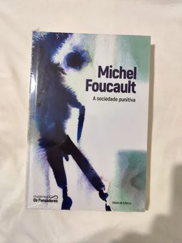 Livro A Sociedade Punitiva, De Michel Foucault, Vol. 09. Editora Folha De São Paulo, Capa