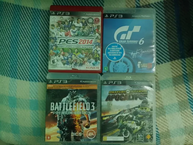 Kit 4 jogos PS3 originais