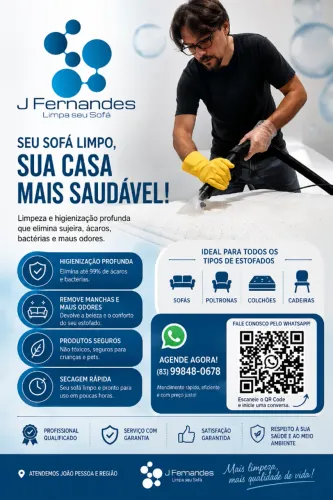 Limpeza de estofados a seco