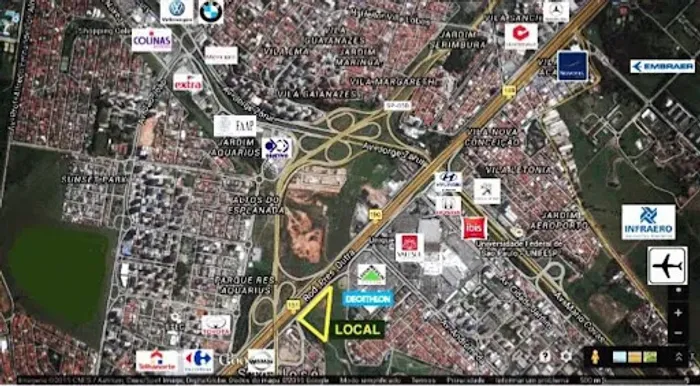 Área à venda, 5000 m² por R$ 12.500.000,00 - Jardim Satélite - São José dos Campos/SP