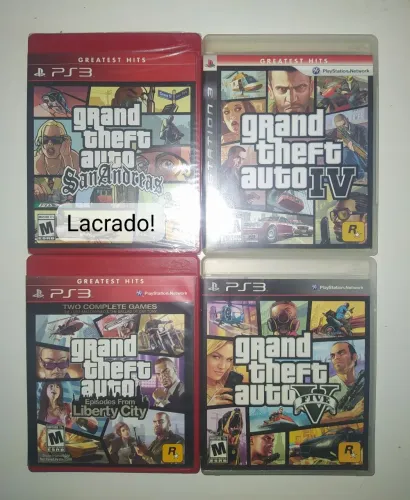 Coleção completa GTA para o ps3