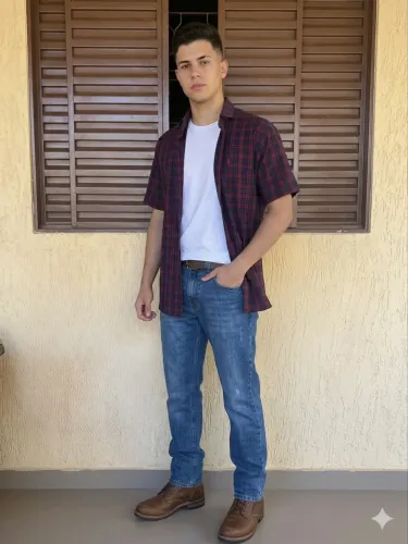 Camisa xadrez ralph lauren tamanho g masculina