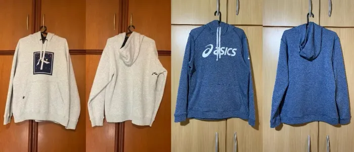 Moletom Asics e Rusty ORIGINAIS