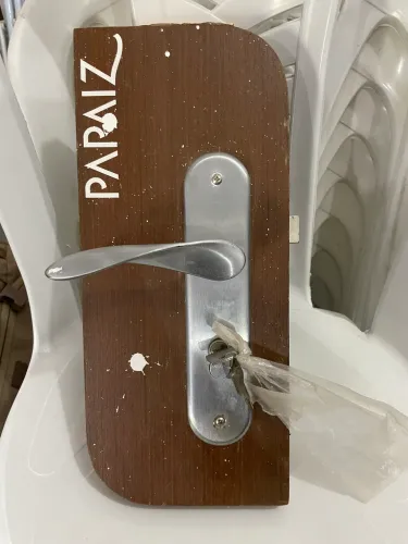Fechadura Externa MZ420 R222 357 Cromado Papaiz