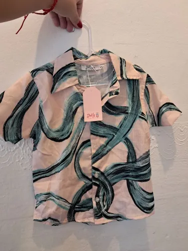 Camisa de botão menino