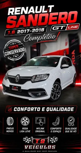 Renault Sandero GT Line Flex 1.6 16V 5P 2018