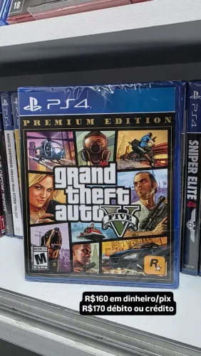 GTA V premium ps4 disponível